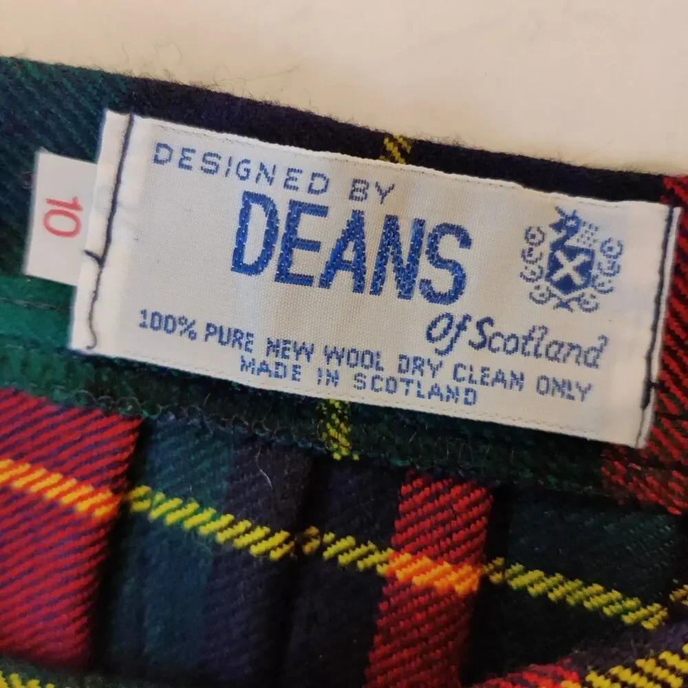 Vintage Deans of Scotland Women's Kilt Small - Picture 7 of 9